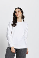 Regular Fit Sweatshirt (White)