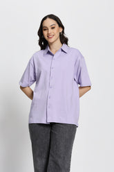 Oversized Fit Shirt (Lavender)