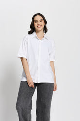 Oversized Fit Shirt (White)