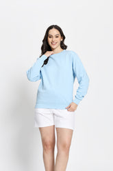Regular Fit Sweatshirt (Baby Blue)