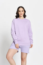 Regular Fit Sweatshirt (Lavender)