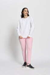 Regular Fit Joggers (Light Baby Pink)