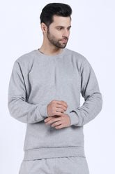 Regular Fit Sweatshirt (Grey Melange)