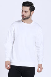 Regular Fit Sweatshirt (White)