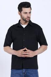 Oversized Fit Shirt (Black)
