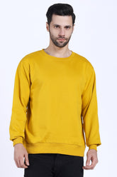 Regular Fit Sweatshirt (Mustard Yellow)