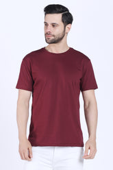 Regular Fit Supima T-shirts (Maroon)