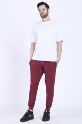 Regular Fit Joggers (Maroon)