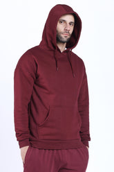 Oversized Fit Hoodie (Maroon)