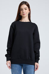 Regular Fit Sweatshirt (Black)