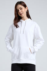 Oversized Fit Hoodie (White)