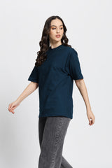 Oversized Fit Classic T-Shirt (Petrol Blue)