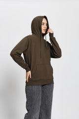Regular Fit Hoodie (Olive Green)
