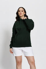 Oversized Fit Hoodie (Bottle Green)