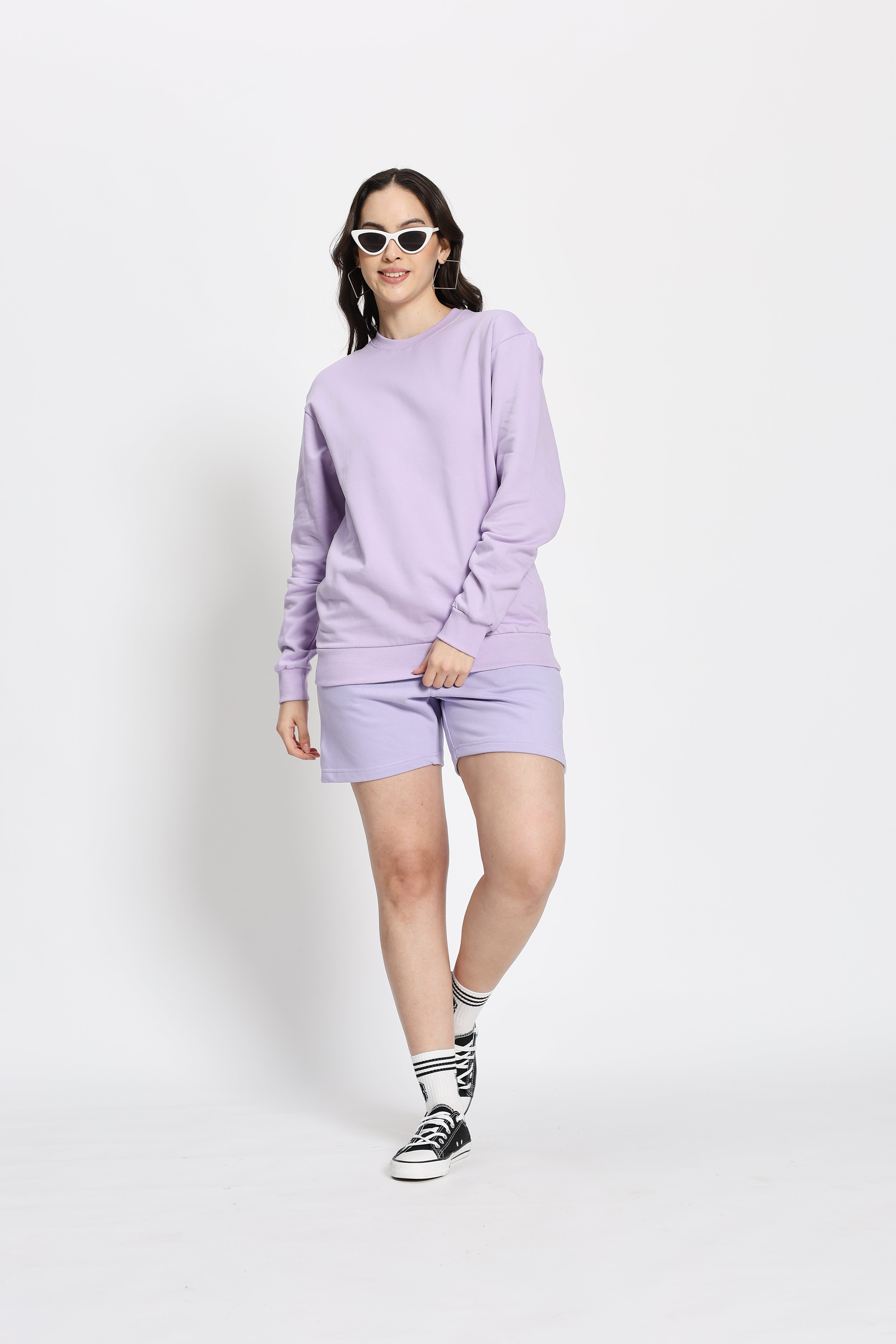 Regular Fit Sweatshorts (Lavender)