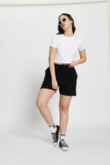 Regular Fit Sweatshorts (Black)
