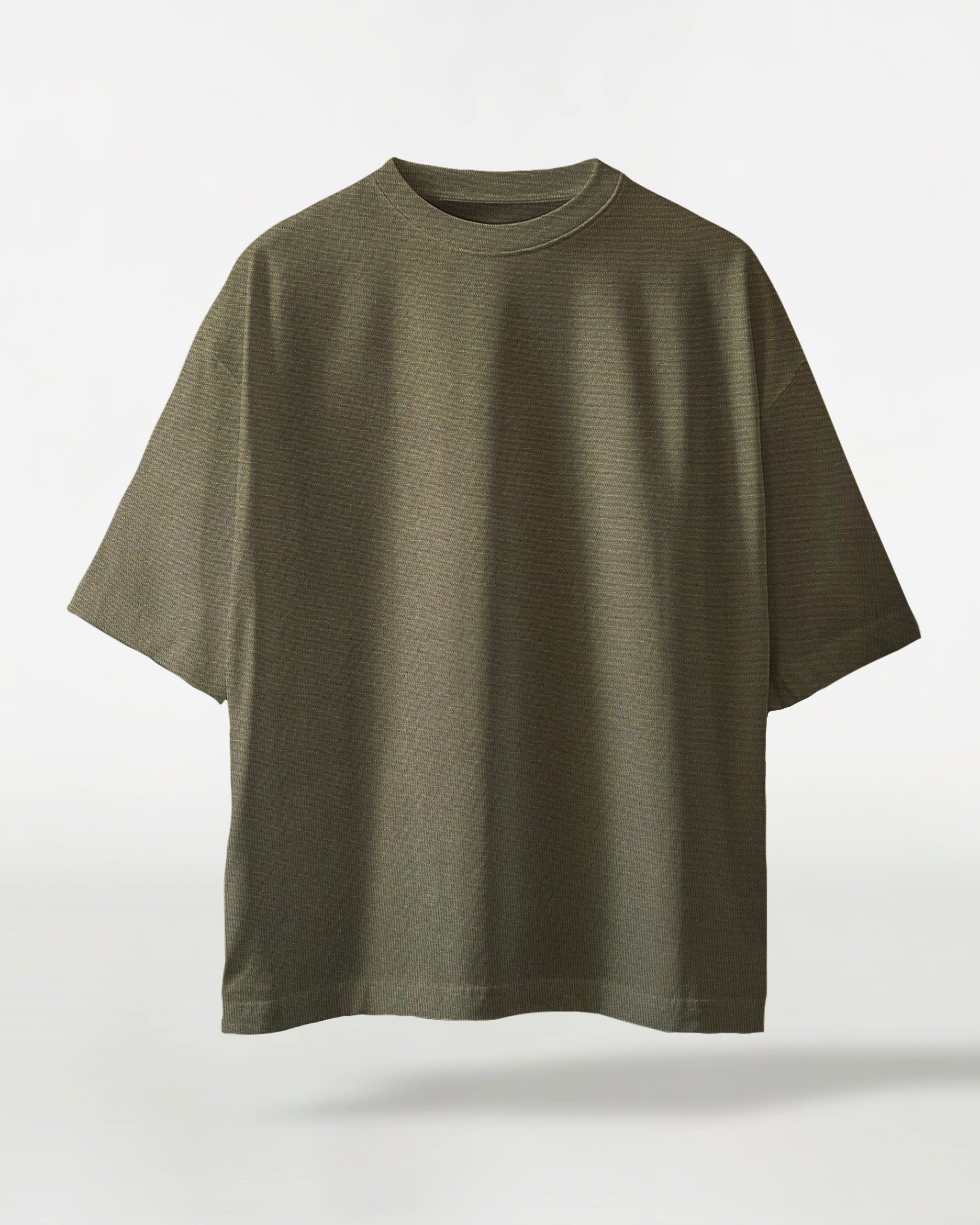 Oversized Fit Classic T-Shirt (Olive Green)
