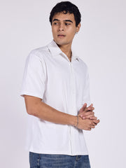 Oversized Fit Shirt (White)