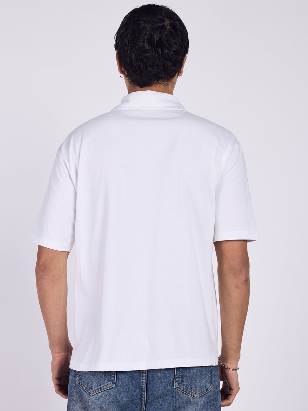 Oversized Fit Shirt (White)