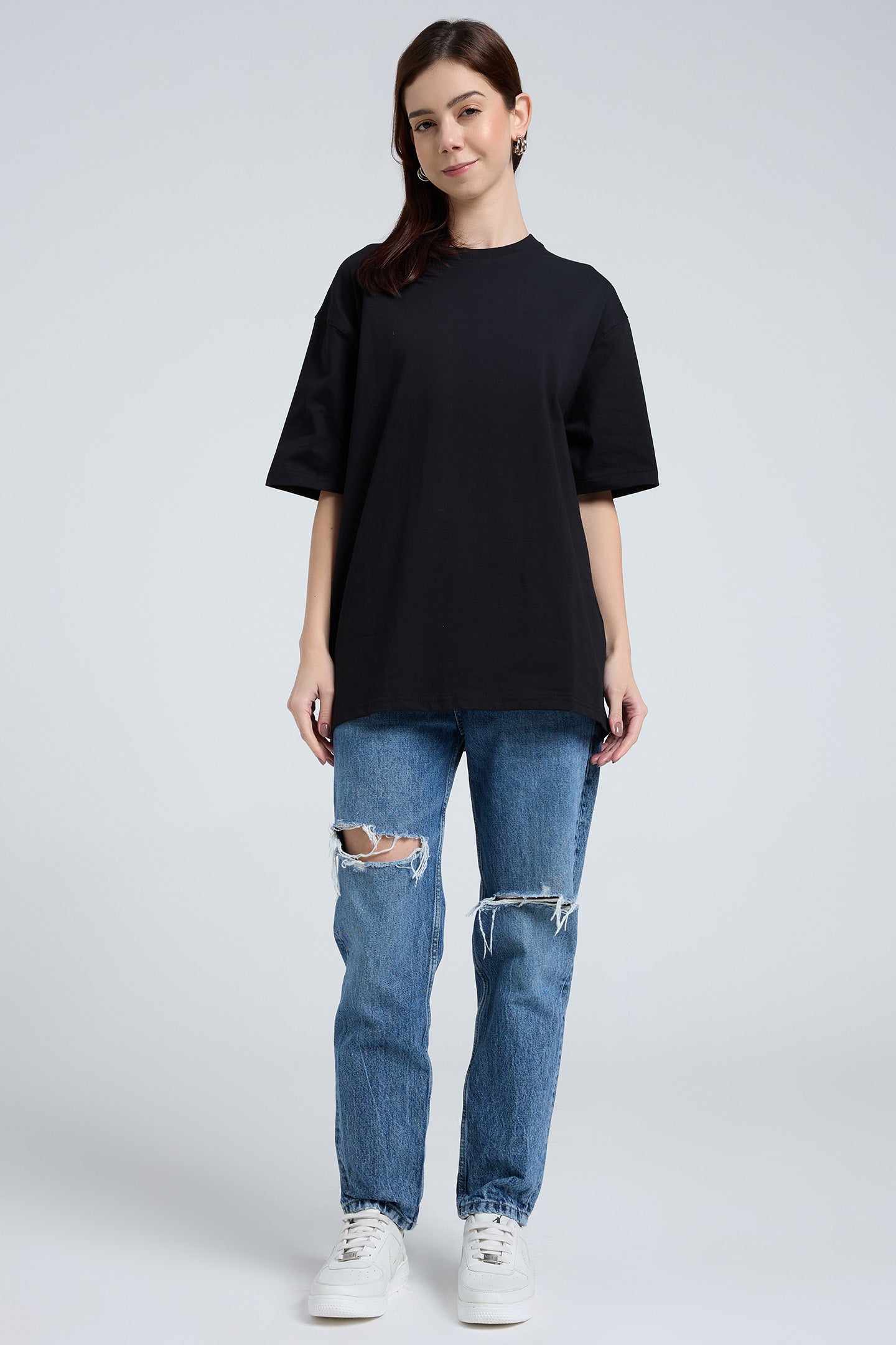 Oversized Fit Classic T-Shirt (Black)