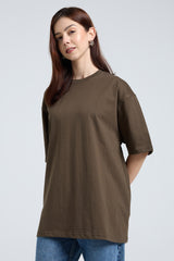 Oversized Fit Classic T-Shirt (Olive Green)